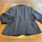 Ann Taylor  Navy Blazer with White speckles - Size 10 Photo 2