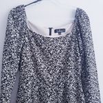 Lulu's Floral Long Sleeve Square Neckline Mini Dress Black Photo 2