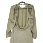 Jonathan Simkhai Caitlyn Champagne Satin Gown Open Back Dress NWT Women’s 4 Gold Photo 14