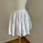 J.Crew  White linen pleated mini skirt  Photo 9