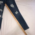 Topshop Moto Jamie Size 28x30 Jeans Blue Stretch Skinny High Rise Distressed Zip Photo 5