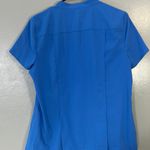 Dana Buchman  Blouse Blue Short Sleeve Photo 2