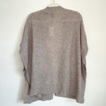 Halogen Nordstrom 100% Cashmere Oatmeal Open Short Sleeve Cardigan Photo 8