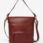 OSGOODE MARLEY PIPER HOBO Crossbody Zipper Purse Brandy Color Photo 0