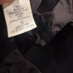 Badgley Mischka  Espresso Ruched One Piece Slimming Swimsuit Draped Size 12 Photo 5