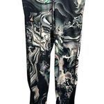 Nike  PRO DRI FIT WHITE BLACK MULTICOLORED CAPRI LEGGINGS Photo 0