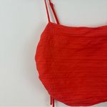Urban Outfitters  Red Layered Adjustable Cropped Sleeveless Top Size Medium Photo 1