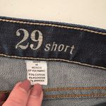 J.Crew  Bootcut Jeans Low Rise‎ Dark Wash Size 29x30 short EUC 517 Photo 9