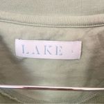 LAKE Crewneck Pullover Relaxed Tunic Sweatshirt in Sage Green Size Large Photo 2