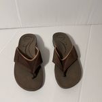 Abeo brown flip flop sandal shoe women size 7 Photo 1