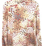 Bobbie Brooks Large‎ Top Turtleneck Christmas Novelty Stocking Poinsettias 366 Red Photo 0