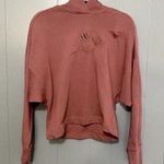 Adidas Rosa Pink Embroidered ALL SZN French Terry 3-Stripes Oversized Hoodie S Photo 0