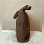 NWOT Bella Russo Faux Suede Slouch Bag 16x12x3.5 Brown Photo 1