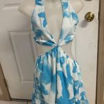 SheIn Large  floral halter backless Mini Dress Photo 0