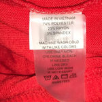 Vince Camuto NWT Snap Trim Dolman Sleeve Sweater Plus Size 1X Red Photo 6