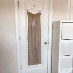 Meshki  Strapless Rose Diamante Maxi Dress Nude Photo 7