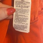 Old Navy  Orange Loose Cropped Long-Sleeve Performance Slub-Knit Terry Sweatshirt Photo 4