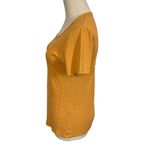 Mollusk Athena Hemp Scoop Tee in Mustard Orange Photo 2