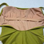J.Crew Long Torso Ribbed Squareneck Green One Piece Swimsuit Sleek Design Photo 7