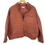 O'Neill  Mable Quilted Pullover Jacket Coral Size L Photo 1