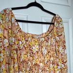 l*space NWT L* Yellow Floral Printed Cassidy Dress Photo 5
