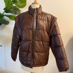 We Wore What  || Brown Puffer Jacket Photo 0