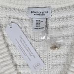 Revolve Song of Style by Aimee Song Lady Knit Sweater Tank Vest XL NWT White Photo 2