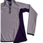 Second Skin Women Large Light Purple/Dark Purple‎ 1/4 Zip Pullover EUC Soft Purple Photo 4