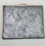Vintage 80s HD by M Silver Box Clutch Crossbody Purse Photo 7