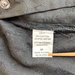 Kittenish  Black‎ Mini Skirt snaps up front Size Medium Photo 6