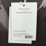 Zimmermann Painted Heart Tier Mini Dress Charcoal Brushstroke Size 0 US 4 NWT Photo 9