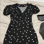 AQUA  Bloomingdale’s polka dot dress size medium Photo 0