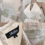 Lulus Lulu’s Nude Cream Keyhole Halter Backless Dress Photo 6