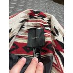 Forever 21 Wool Navajo Aztec Tribal Print Moto Jacket W's Large Southwest Print  Photo 2