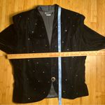 IN Group LTD Women’s Long Sleeve Bedazzled Dark Romantic Blazer Jacket,USA|Sz:8 Black Photo 4