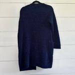 Josie Natori Women’s Extra Small Blue Fuzzy Cardigan Size XS Photo 3