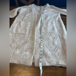 POL  Cozy Soft Long Open Front Duster Cardigan Cream nwot Photo 4