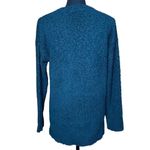 Sanctuary Teddy Sweater SMALL Jade Vneck Oversized Plush Long Line Drop Shoulder Photo 5