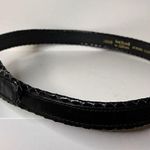 Anne Klein AK For Calderon Genuine Braided Edge Leather Wide Buckle Belt Boho-M Photo 4