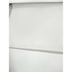 Off-White White Leather Embossed Diagonal Stripe Soft Binder Clip Shoulder Bag Photo 8