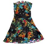 Johnny Was  Nero Tiered Floral-Print Cap-Sleeve‎ Bamboo Midi Dress Size Medium Photo 4