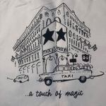 Macy's NEW  A Touch of Magic NYC Canvas Tote Bag On 34th Taxi City Sketch Graphic Photo 2
