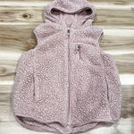 Weatherproof  Vintage Pink Fuzzy Sherpa Vest Women’s Large Photo 0