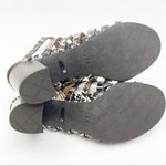 Vionic  Perk Sami Leather Caged Heeled Sandals: Black Boa Snakeskin Photo 9