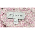 Lost + Wander  Pink Floral Ruffle Cap Sleeve Flowy Tiered Midi Dress Cottagecore S Photo 7