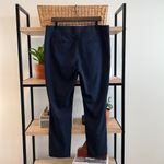 Loft  Marisa Skinny Velveteen Polka Dot Mid-Rise Dress Pant Trouser, 12 Photo 3