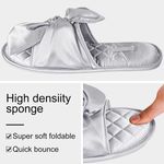 Open Toe Bow Slip On Slides Slippers Sandals Anti Photo 4