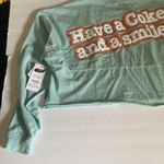Coca Cola long sleeve crop spirit jersey Blue Size M Photo 10