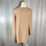 Kate Spade New York Tan Knit Cardigan Sweater Scalloped Pockets Button Front "S" Photo 5