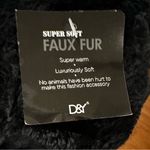 D&Y BLACK FAUX FUR HAT POM POMS Photo 6